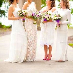 Tadashi Shoji One-Shoulder Wedding Dress